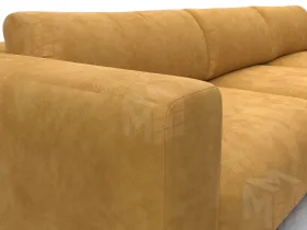 Диван угловой Лига-066 НПБ Лонг угол правый ( BRUT 10 желтый )