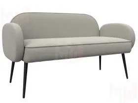 Диван прямой Лига-086 ( Амур 02 бежевый )