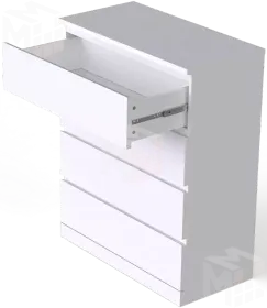 Комод Варма 4 белый