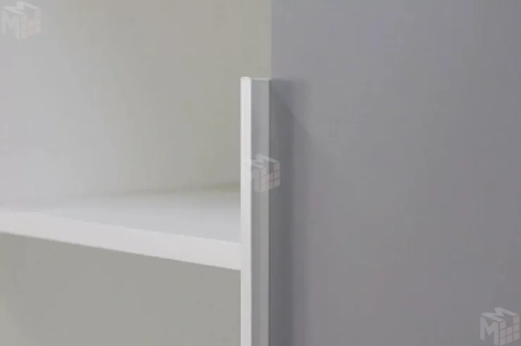 Стеллаж Урбан 3 Лайт Грей Софт/Белый Шелк