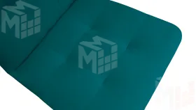 Стул Аспен К3 Черный муар, Велюр Confetti Izumrud