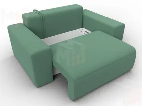 Кресло Лига-036 НПБ ( Амур зеленый )