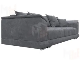 Диван прямой НордСтар НПБ ( BRUT 16 темно-серый )