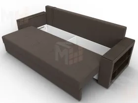 Диван прямой Дубай Лайт ( Коричневый )