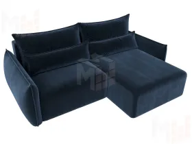 Диван угловой Лига-051 НПБ угол универсальный ( TOWER 13 синий )