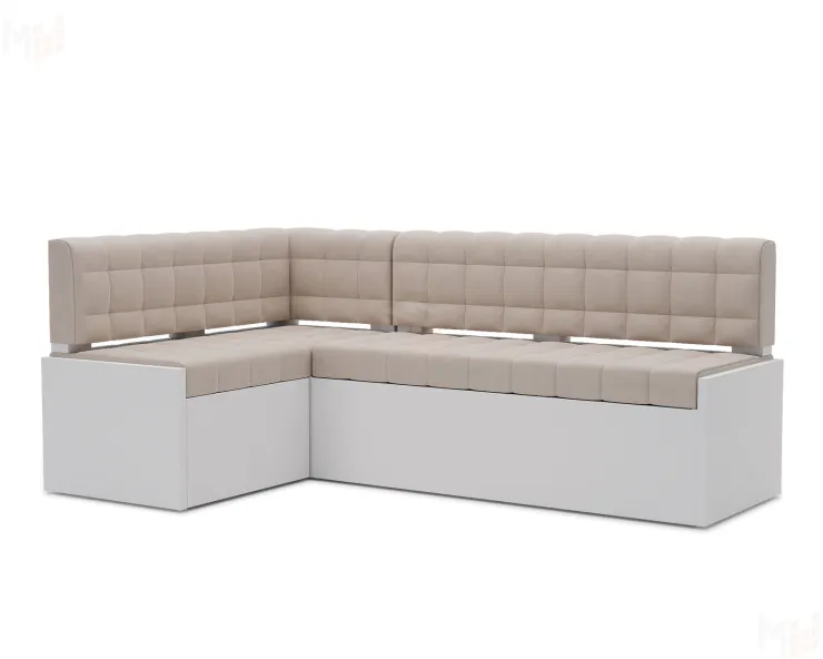 Ганновер Левый угол (Бархат бежевый STAR VELVET 6 LIGHT Beige) 208х82х133 см