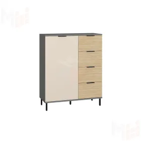 Комод Марвэл 16.234.01 Темно - серый