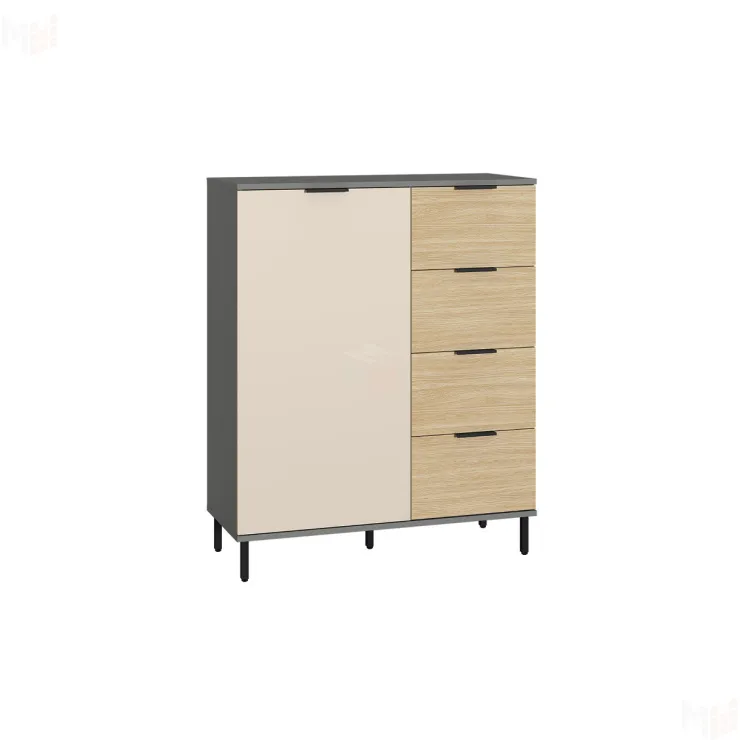 Комод Марвэл 16.234.01 Темно - серый