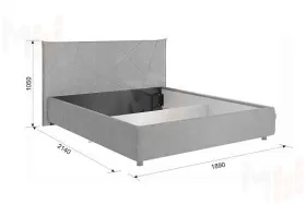 Кровать 1.6 Бест с основанием