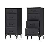 Комод К-4 Шарм Антрацит