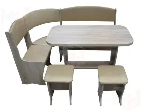 Кухонный уголок Весна с раскладным столом (сонома)