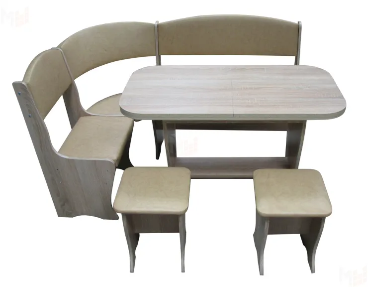 Кухонный уголок Весна с раскладным столом (сонома)