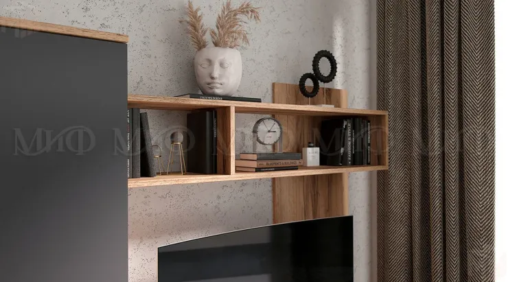 Гостиная Мини (дуб крафт/графит)