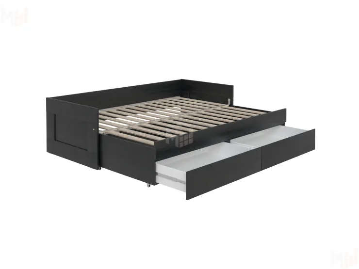 Кровать-кушетка раздвижная Сириус NEW 80*200 венге