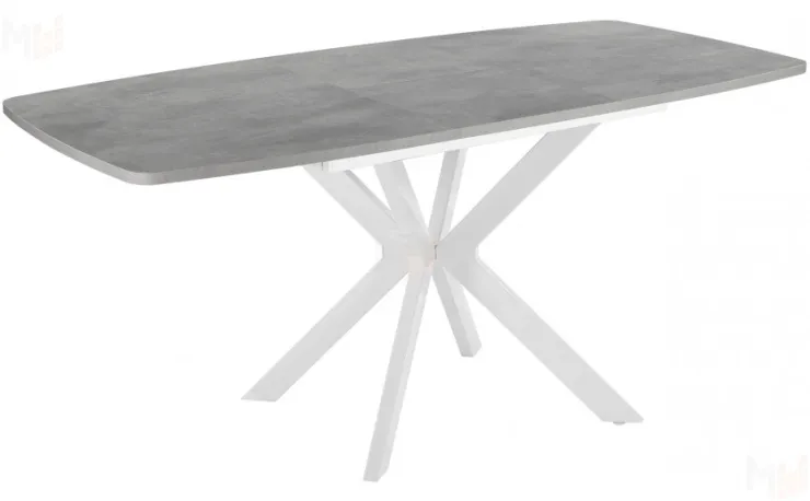Стол раскладной Твин Лофт 130 Бетон/Белый
