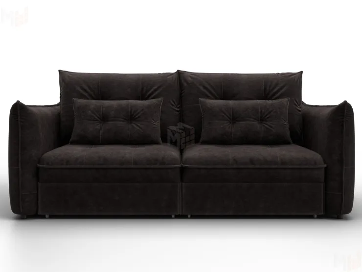 Диван прямой Лига-100 НПБ ( BRUT 17 коричневый )