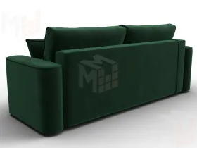 Диван прямой Лига-118 НПБ ( SEVEN 626 зеленый )