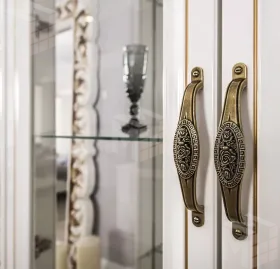 Гостиная Натали 1+тв+2 белый глянец