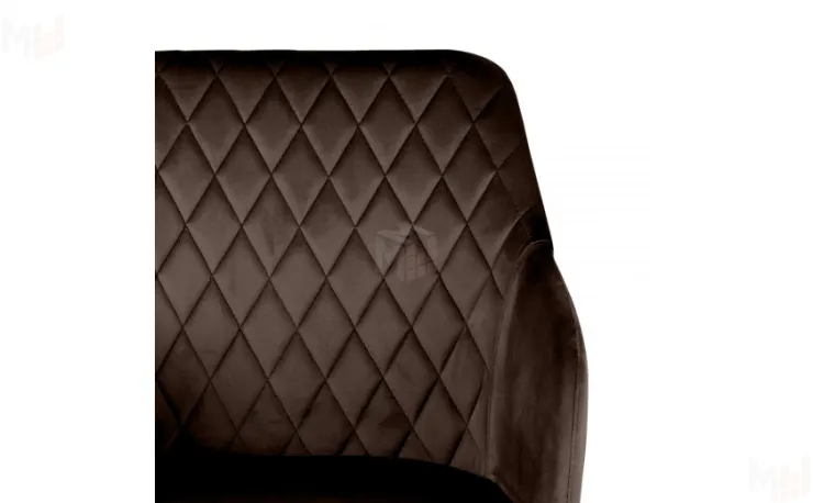 Кресло Барли Confetti  coffee/белый