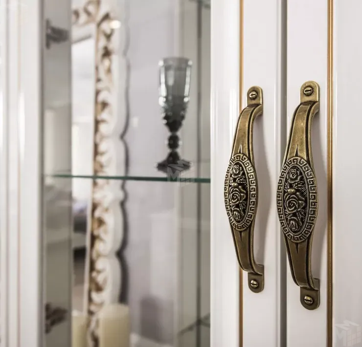 Гостиная Натали 1+тв+2 белый глянец