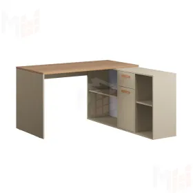 Стол письменный Лайт 03.245 F Сатин. Дуб эндгрейн элегантный