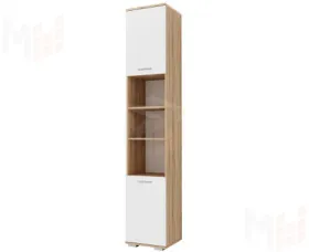 Пенал комбинированный ИТАЛИЯ П-400 сонома/белый глянец