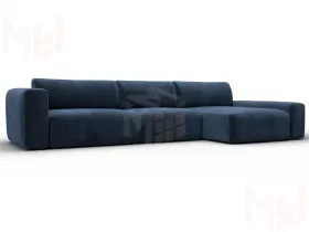 Диван угловой Лига-066 НПБ Лонг угол правый ( TOWER 13 синий )