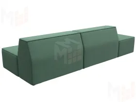 Диван прямой модульный Монс Модерн левый ( Амур зеленый )