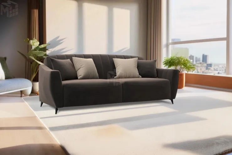 Диван-книжка Лига-095 НПБ ( SEVEN 727 коричневый )