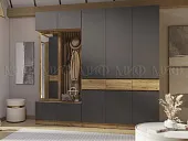 Прихожая Роджина-3 (крафт золотой/графит)