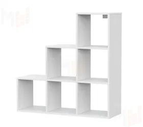 Стеллаж (лесенка) Токио Белый текстурный