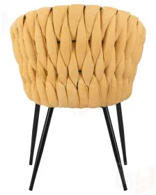Стул обеденный DOBRIN MATILDA (жёлтая ткань (LAR 275-8))
