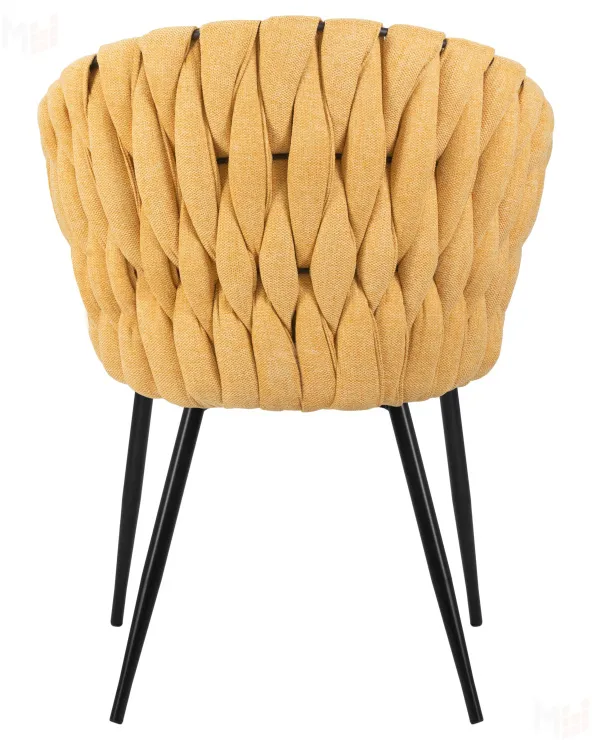 Стул обеденный DOBRIN MATILDA (жёлтая ткань (LAR 275-8))