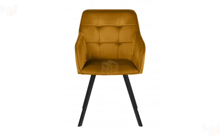 Кресло поворотное Мони Confetti chai tea/черный