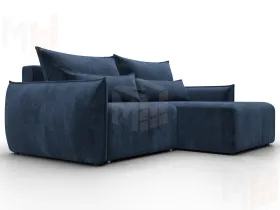 Диван угловой Лига-051 НПБ угол универсальный ( TOWER 13 синий )
