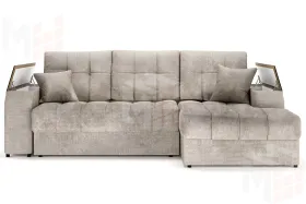 Угловой диван-кровать Лас-Вегас Бежевый правый 