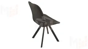 Стул Марвел К2 Исп. 2 Черный муар Велюр Confetti Stone