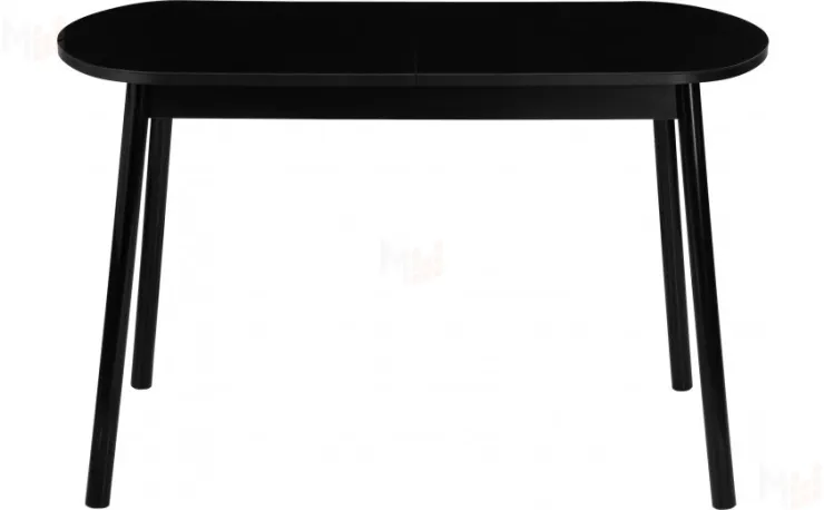 Стол раскладной стеклянный Вин 120 Черный