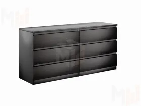 Комод Мальта 6 ящиков (венге)