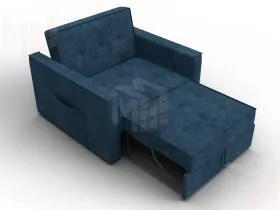 Кресло-кровать Лига-104 (80) ( BRUT 11 синий )