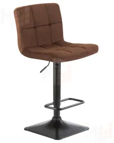 Стул барный DOBRIN DOMINIC (шоколадный велюр (MJ9-111))