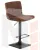 Стул барный DOBRIN DOMINIC (шоколадный велюр (MJ9-111))
