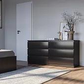 2.05.02.060.5 МАЛЬТА комод 6 ящиков 160х76 Дуб Венге RU