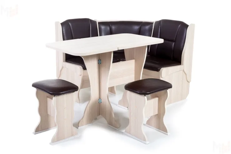 Кухонный уголок Нарцисс (ясень/Умбер)