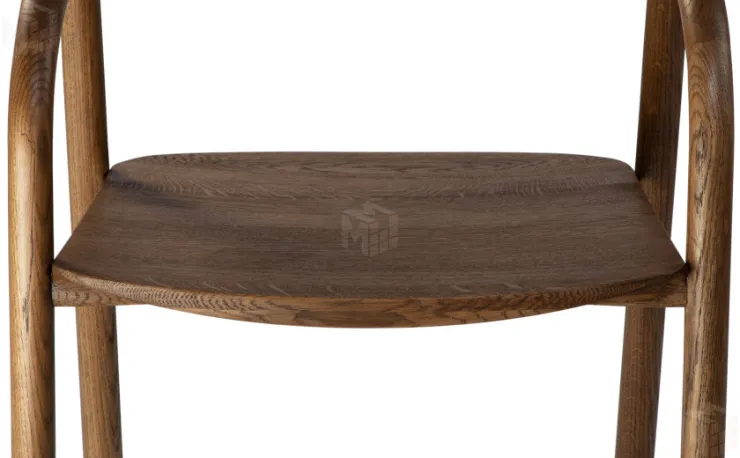 Кресло деревянное из массива дуба Соул Дуб темный