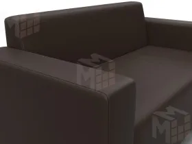 Диван прямой Лига-093 ( Коричневый )
