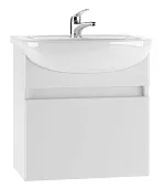 Тумба подвесная под умывальник "Элегия 50" Классик с одним ящиком В1 Айсберг