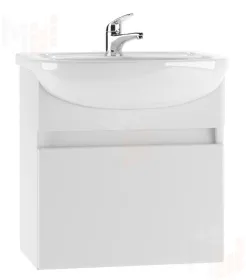 Тумба подвесная под умывальник "Элегия 50" Классик с одним ящиком В1 Айсберг