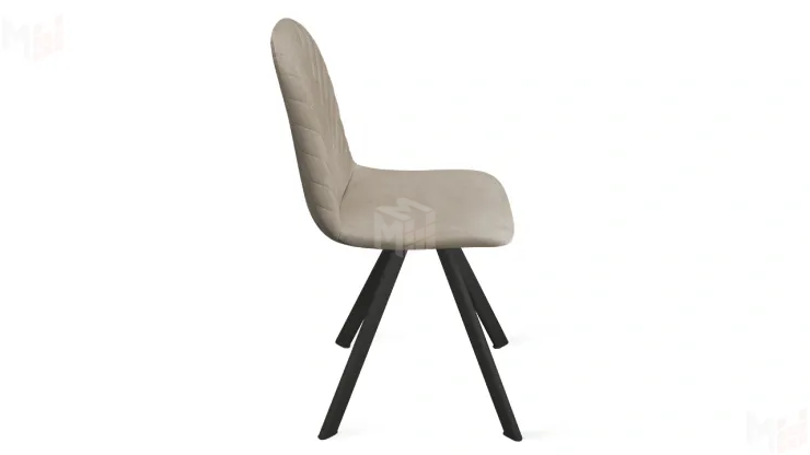 Стул Шерри К2 Черный муар, Велюр Confetti Smoke