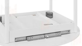 Стол обеденный раздвижной Терра Белый, Белый матовый